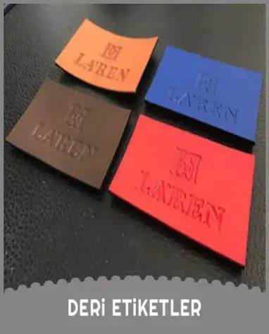 1. kalite termo suni deri etiket, konfeksiyon, tekstil, aksesuar, kot ve çanta etiketi